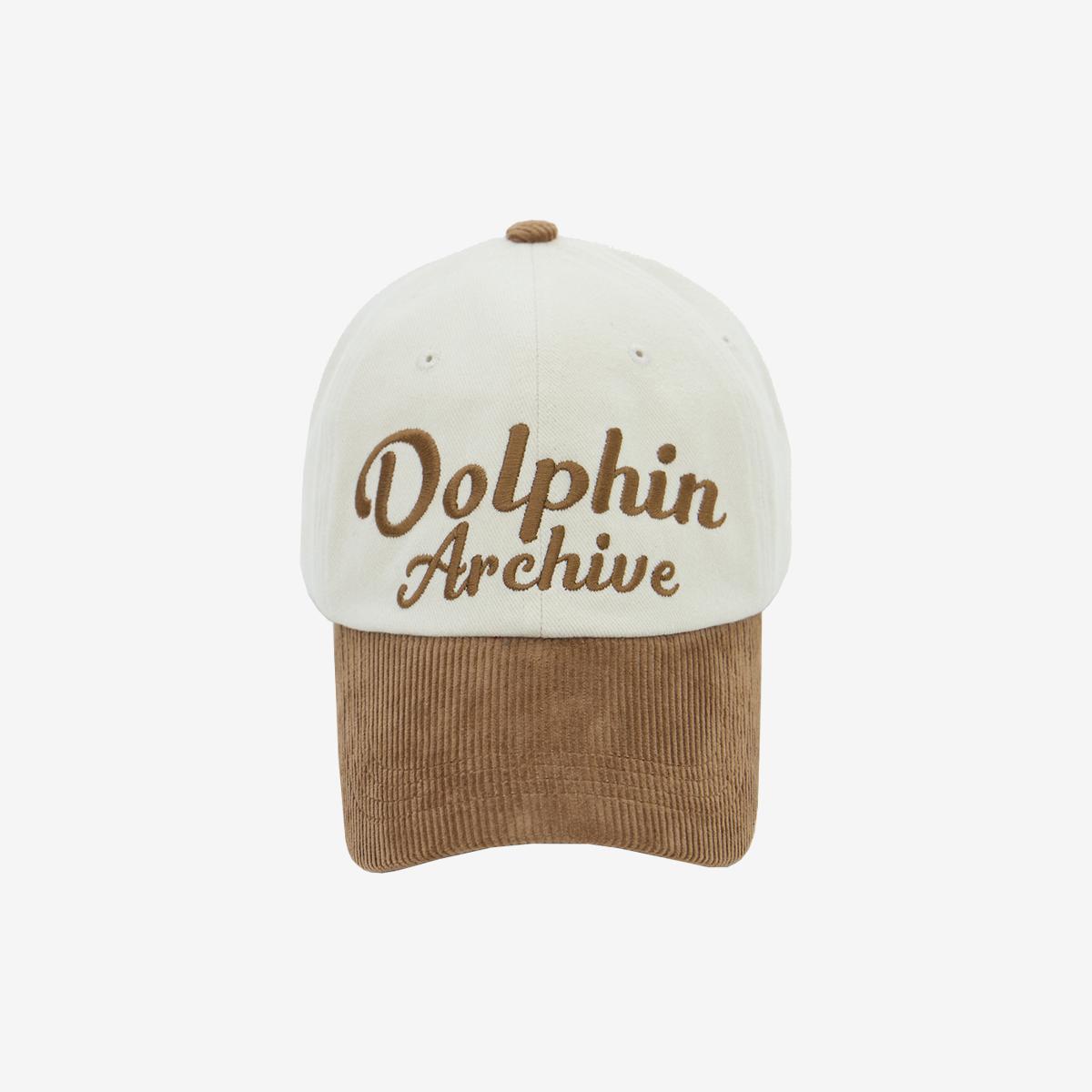 《BTS V同款》Dolphin Archive雙色棒球帽（咖啡色）
