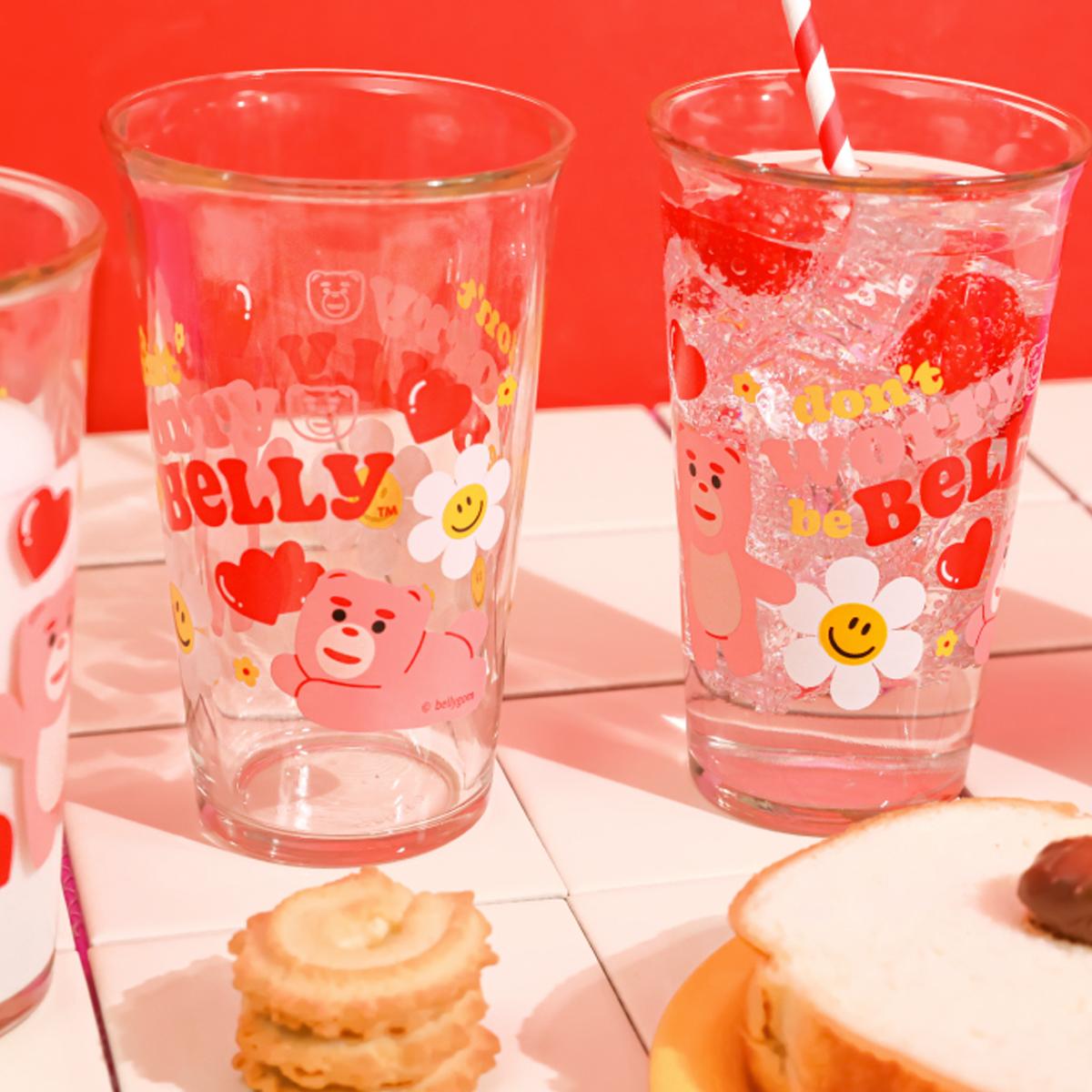 《BELLY GOM聯名款》玻璃冷水杯2入組