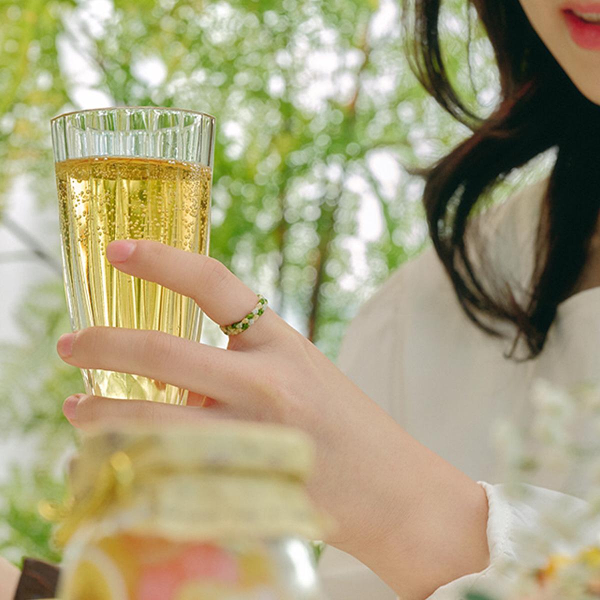 花朵祝福編織戒指（5月 鈴蘭）