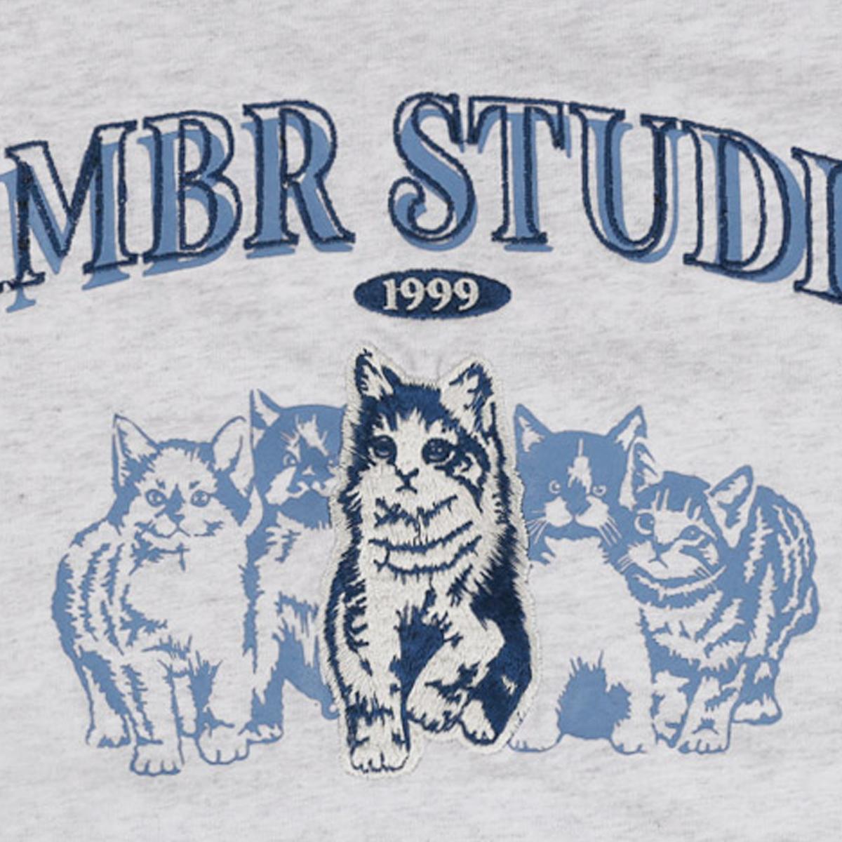 CATS短袖T恤（白灰色）