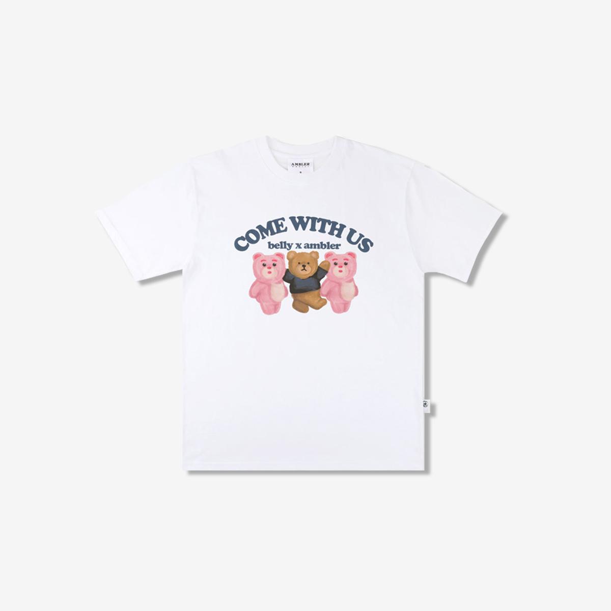 《BELLY GOM聯名款》Withe Us短袖T恤（白色）