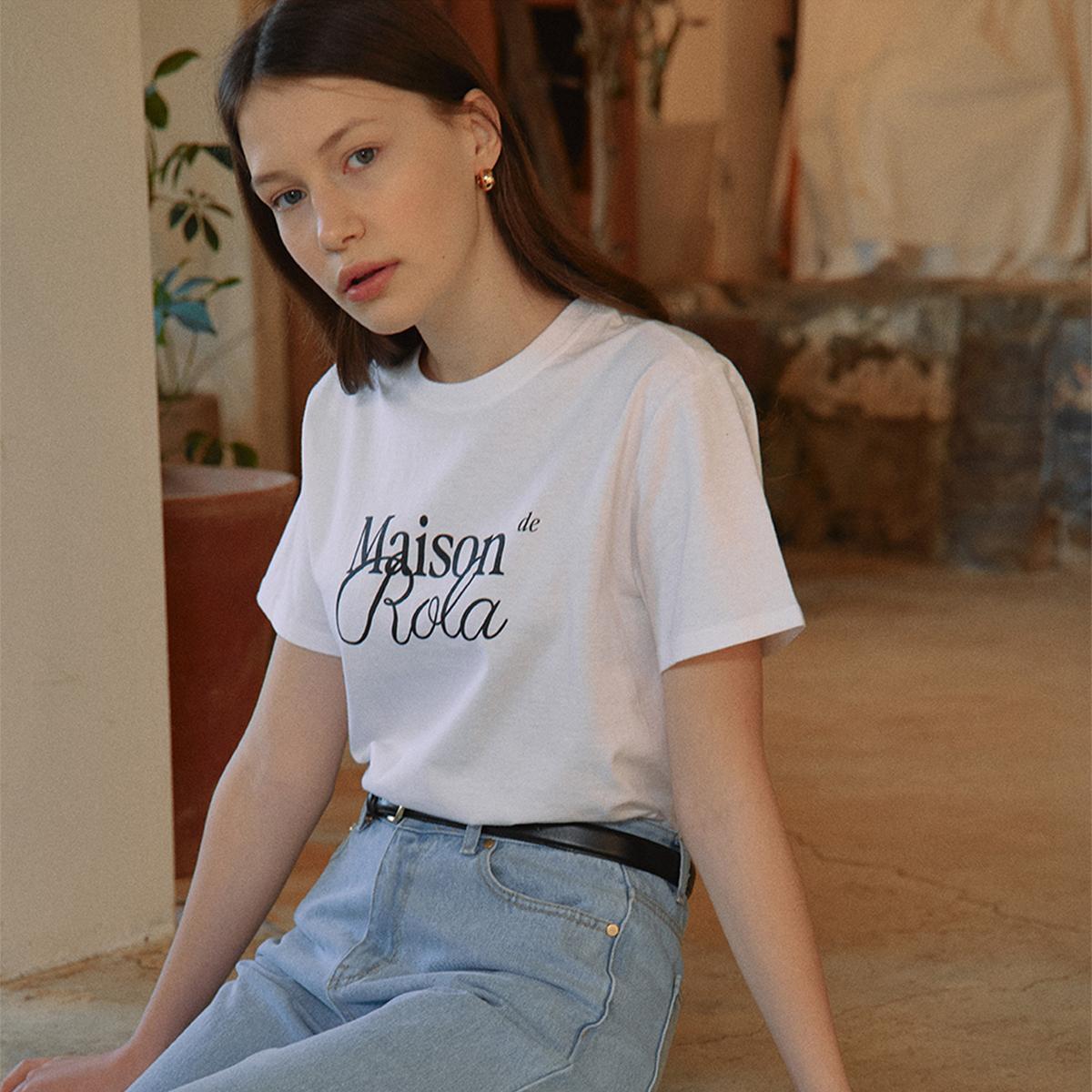 MAISON DE ROLA短袖T恤