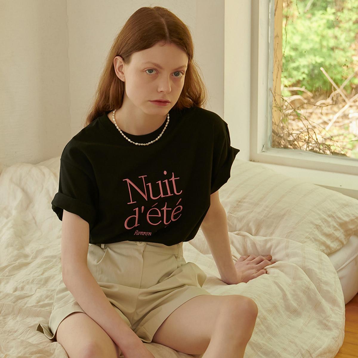 NUIT D ETE短袖T恤