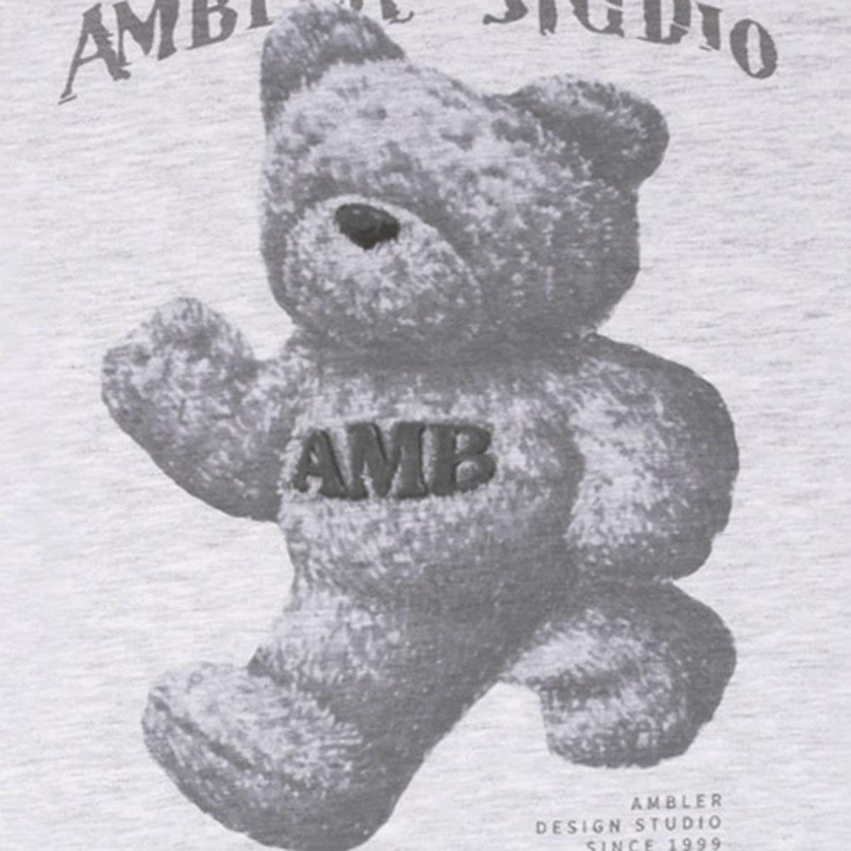 Vintage Bear短袖T恤（白灰色）