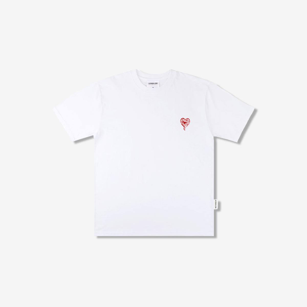 Heart Sunset短袖T恤（白色）