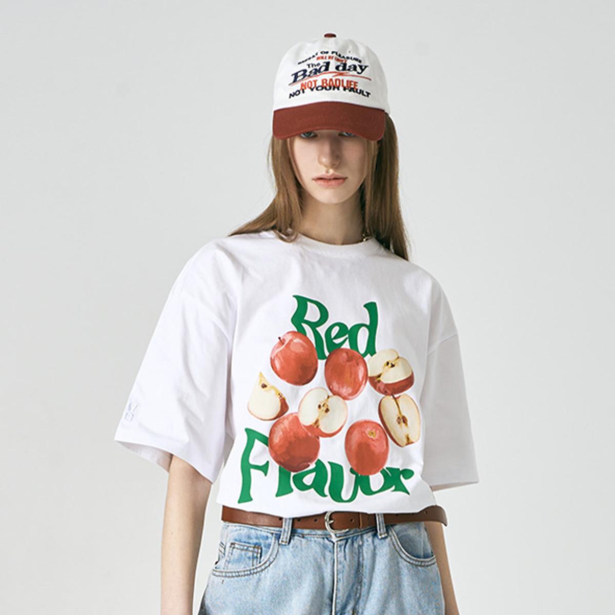 RED FLAVOR APPLE短袖T恤