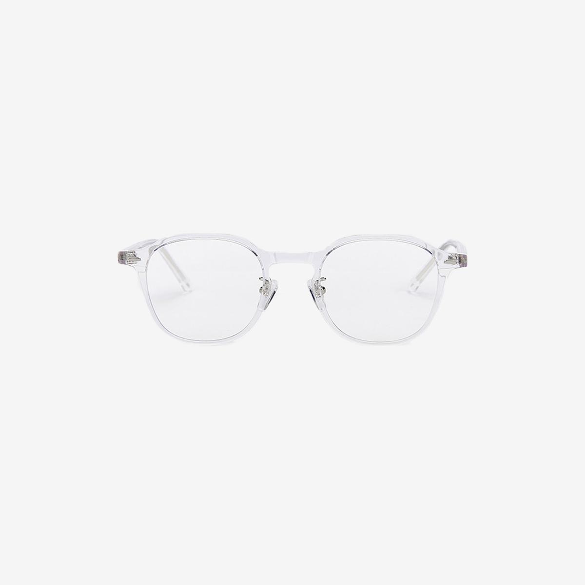CORNER藍光眼鏡（透明水晶色）