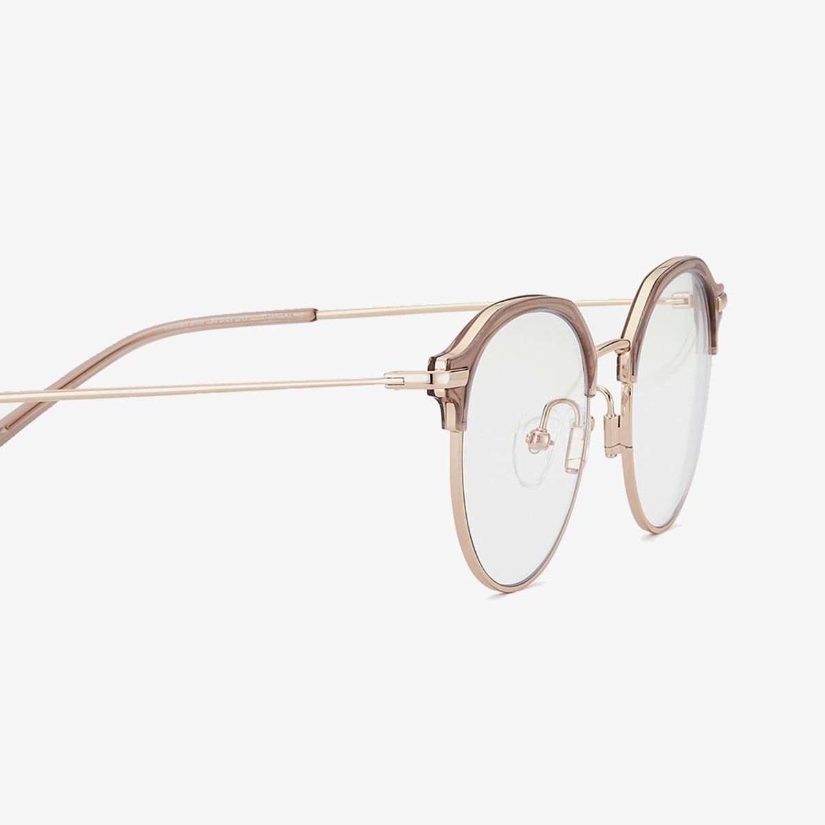 SHARP鈦金透明半框藍光眼鏡
