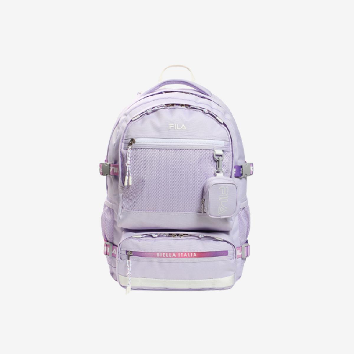 fila korea Link 21 Backpack (Lavender Grey) front