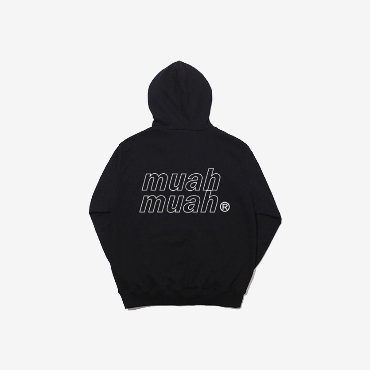 MUSE Point Logo Overfit Hoodie 帽T(黑色)