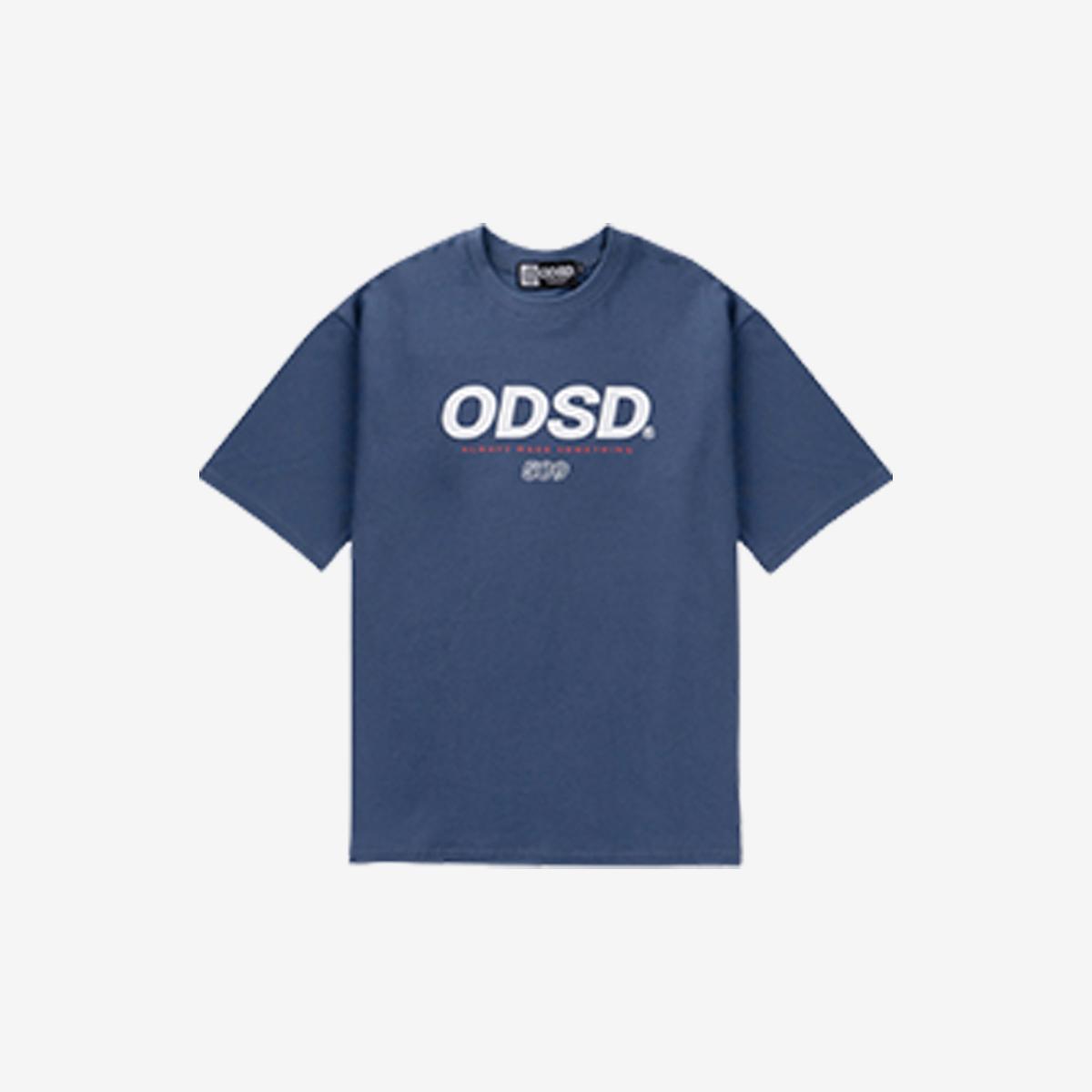 ODSDロゴTシャツ（ダストブルー）
