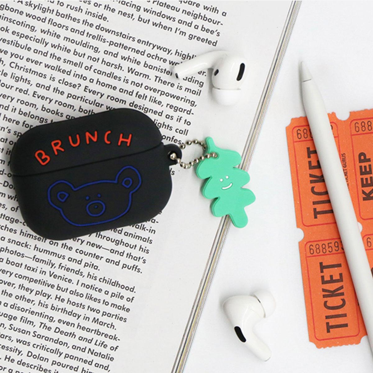 Brunch Brother AirPods Pro 矽膠保護套（黑色）