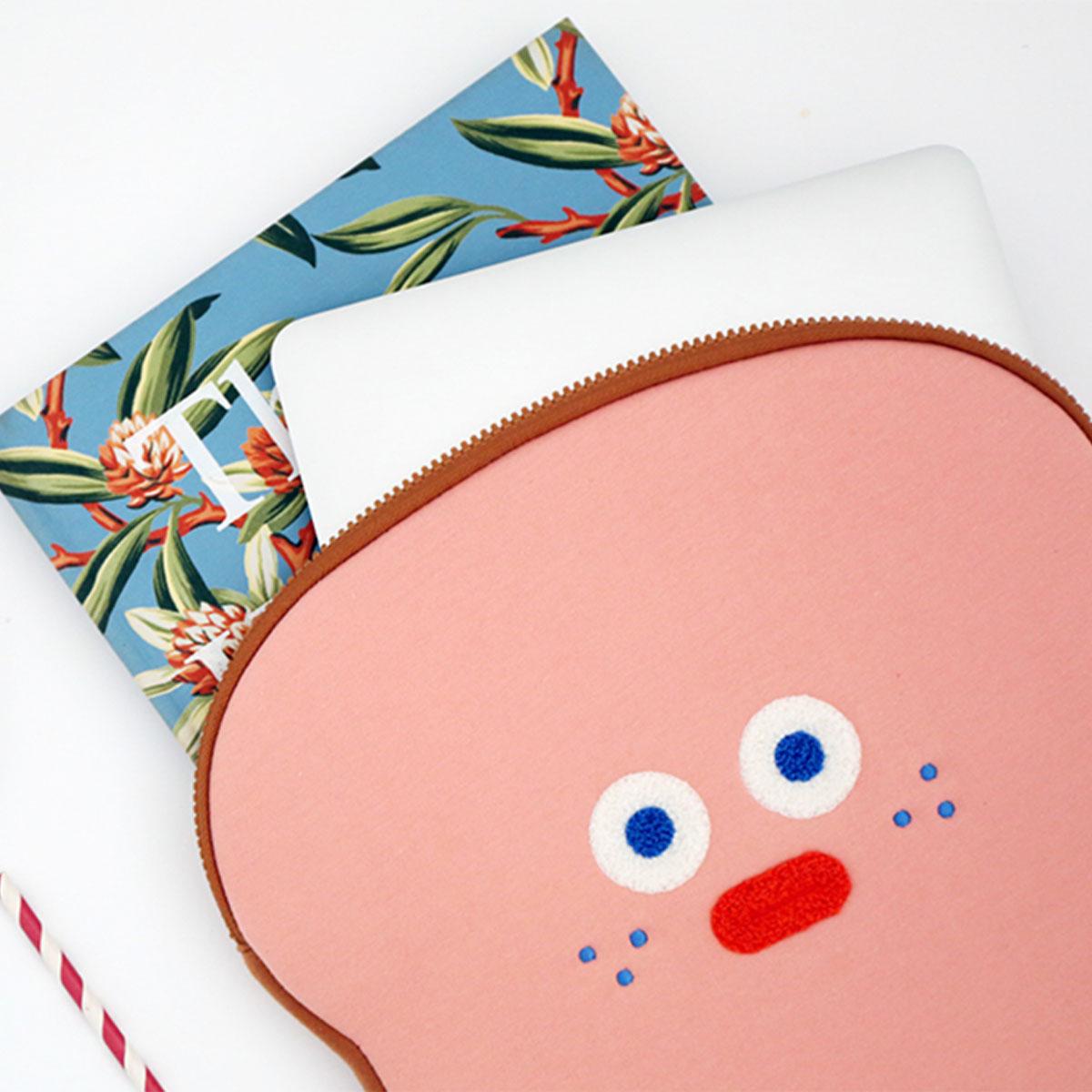 Brunch Brother 吐司刺繡電腦包（草莓吐司）