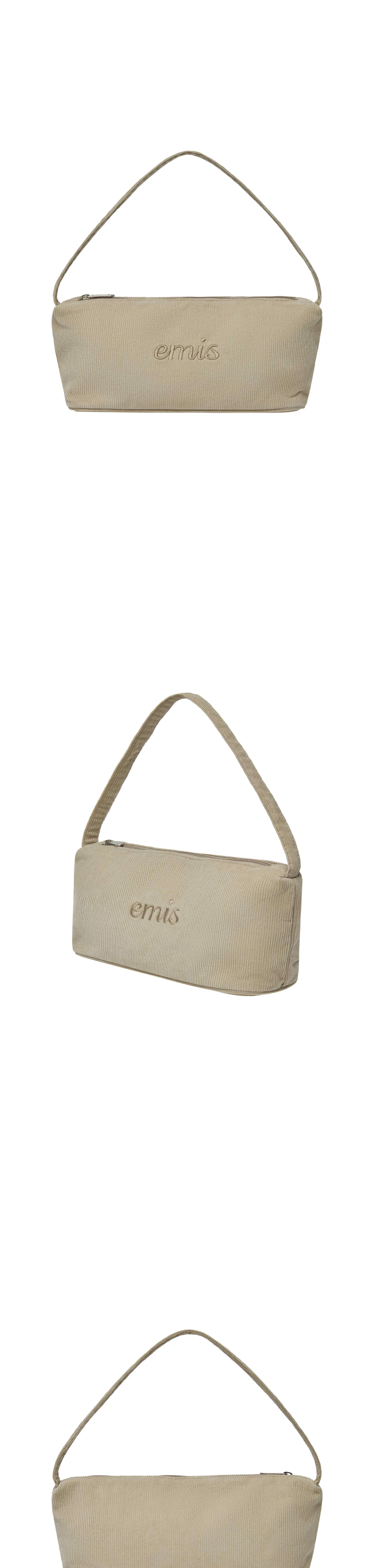 【EMIS】 CORDUROY DAILY LONG HOBO BAG /追跡付 EMIS】 CORDUROY DAILY LONG HOBO BAG /追跡付 (EMIS/ショルダー