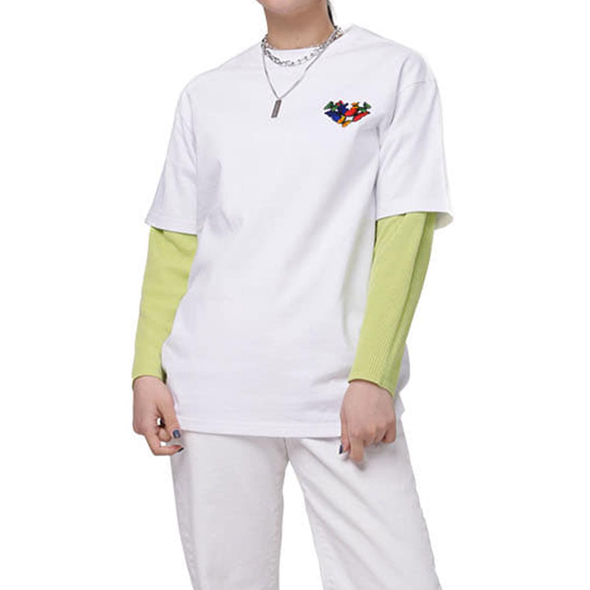 《BTS Jungkook同款》LAMODECHIEFLY蝴蝶愛心T恤（白色）