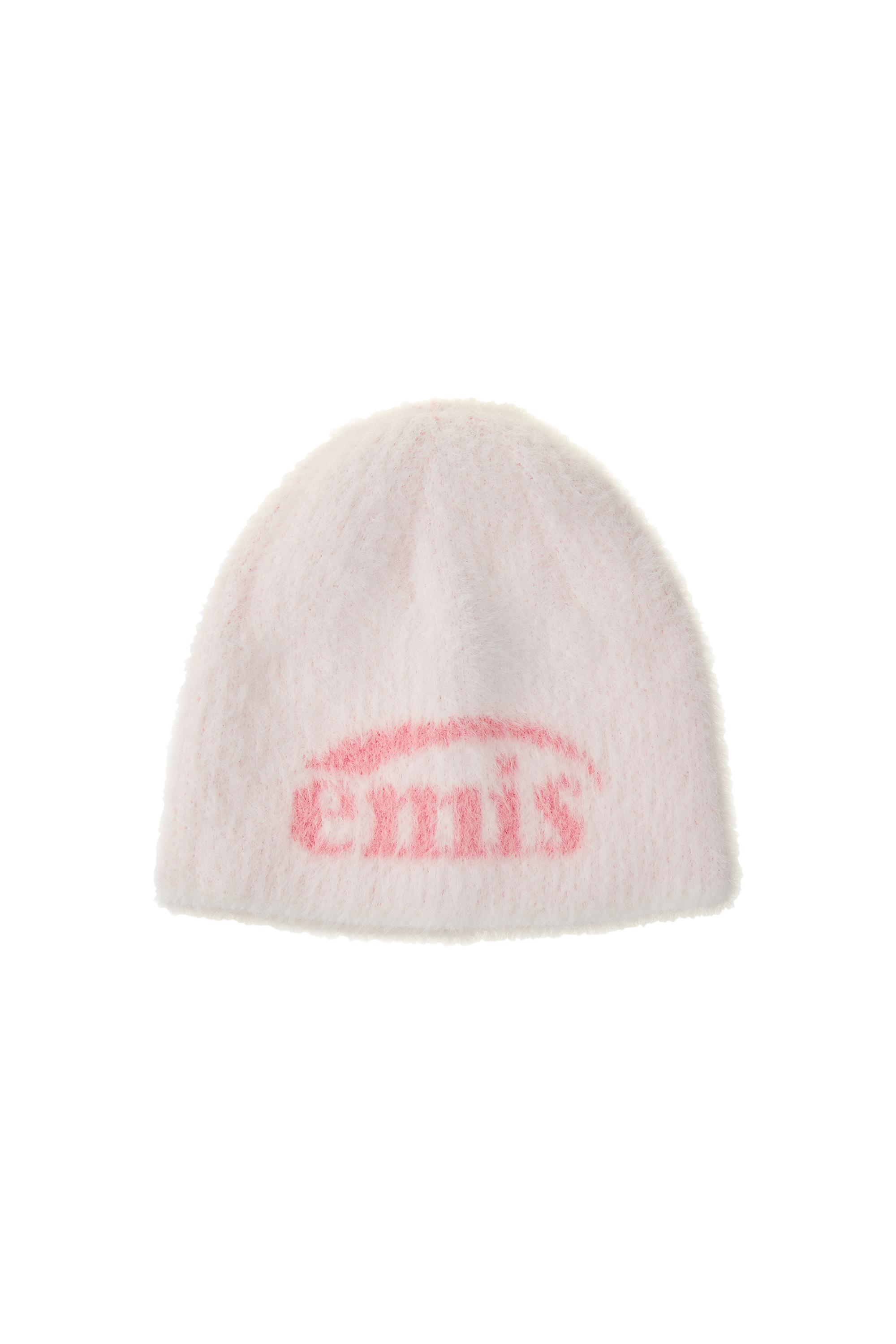 ニットキャップ・ビーニー EMIS NEW LOGO SHAGGY BEANIE 4BNY282 NEW LOGO SHAGGY BEANIE-BLACK - EMIS