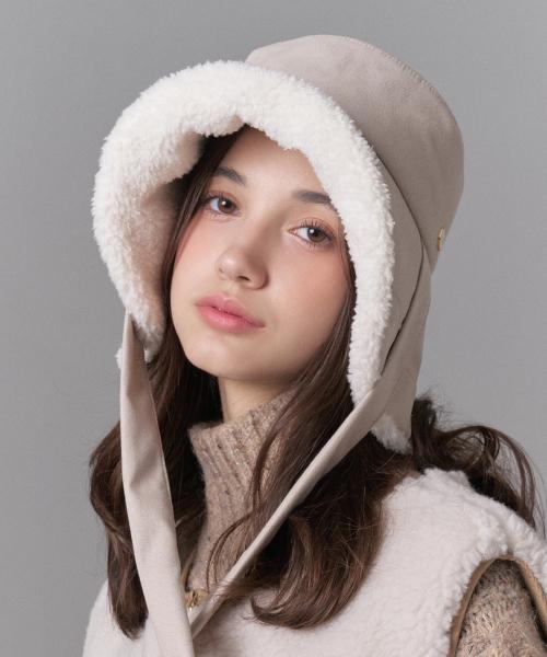 [WHITE SANDS]SUEDE WIDE-CHAENG HAT OSCAR★韓国ファッション★ whitesands [White Sands] Suede wide brim hat Oscar (Creatrip)
