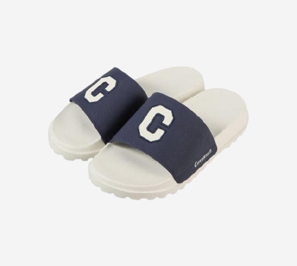 C字Logo拖鞋（海軍藍）