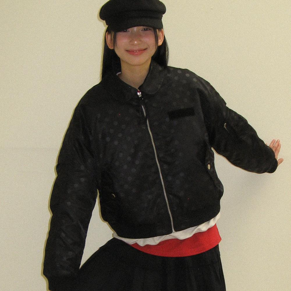 ★24-25FW新作★RONRON★INNER POINTED BOMBER MA-1 JUMPER RONRON RONRON INNER POINTED BOMBER MA-1 JUMPER (Creatrip)
