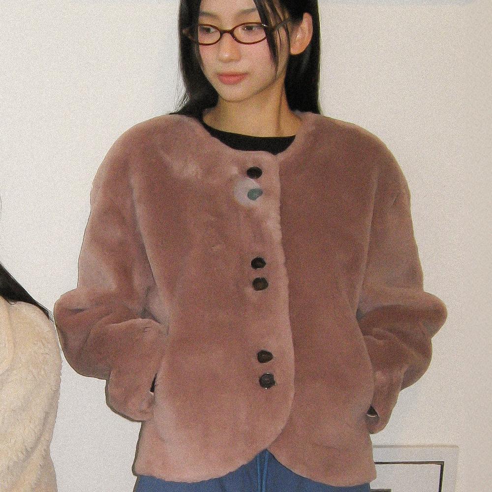 RONRON RONRON SUEDE FUR MUSTANG JACKET (Creatrip)