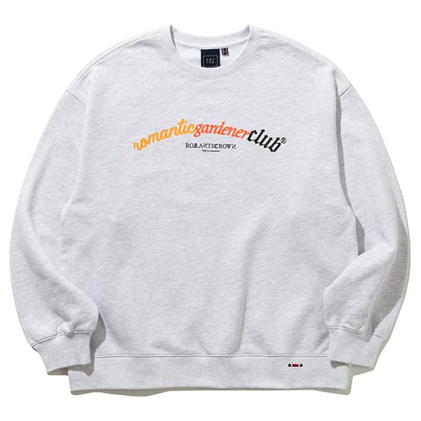 【ROMANTIC CROWN】送料・関税込/ROMANTIC GARDENER SWEAT SHIRT Romantic Crown RC ROMANTIC GARDENER SWEAT SHIRT (Creatrip)
