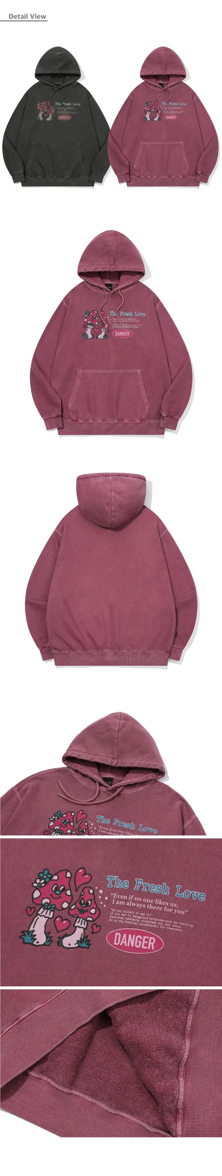 【CPGN】MUSH LOVE PIGMENT HOODIE 2色 CPGN STUDIO】25SS☆ Mush Love Pigment Hoodie