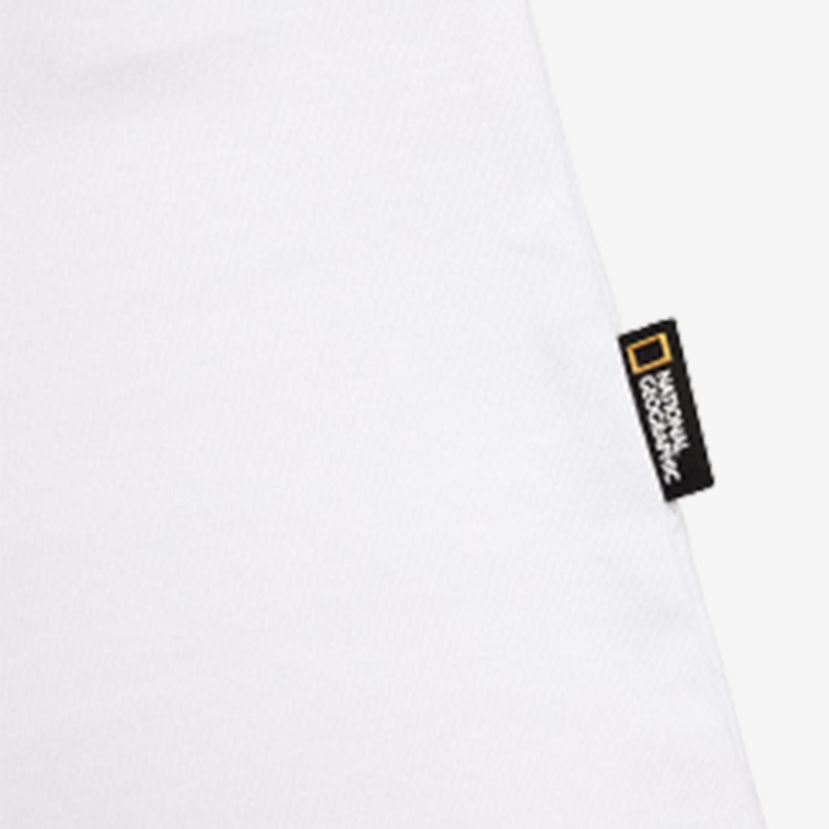 經典款大LOGO素色短袖上衣（白色）