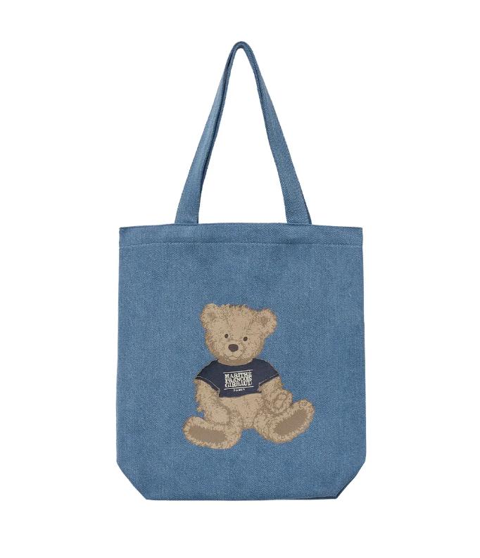 Marithe Francois Girbaud DOODLE BEAR ECO BAG 藍色(Creatrip)