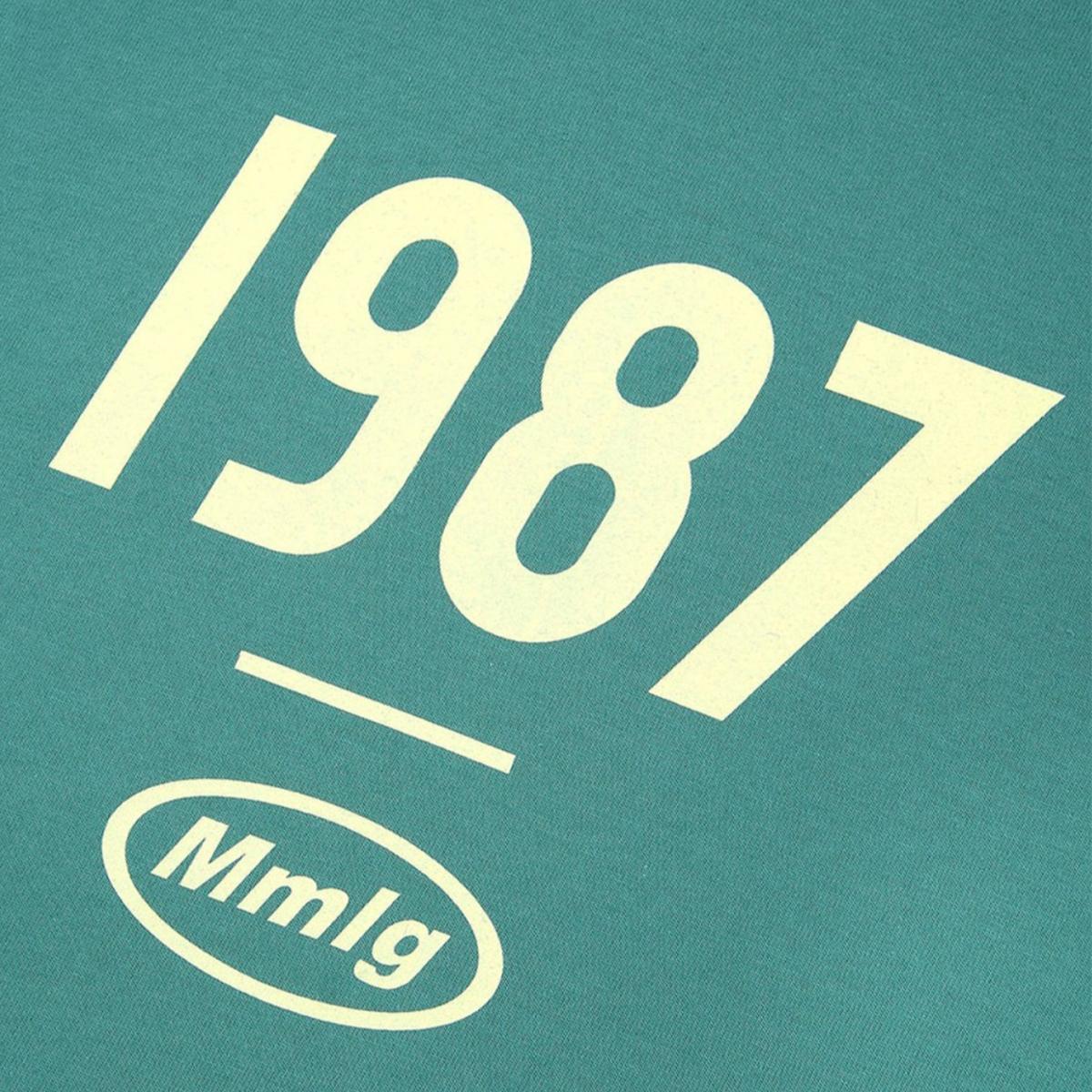 1987經典LOGO短袖上衣（蒼綠色）