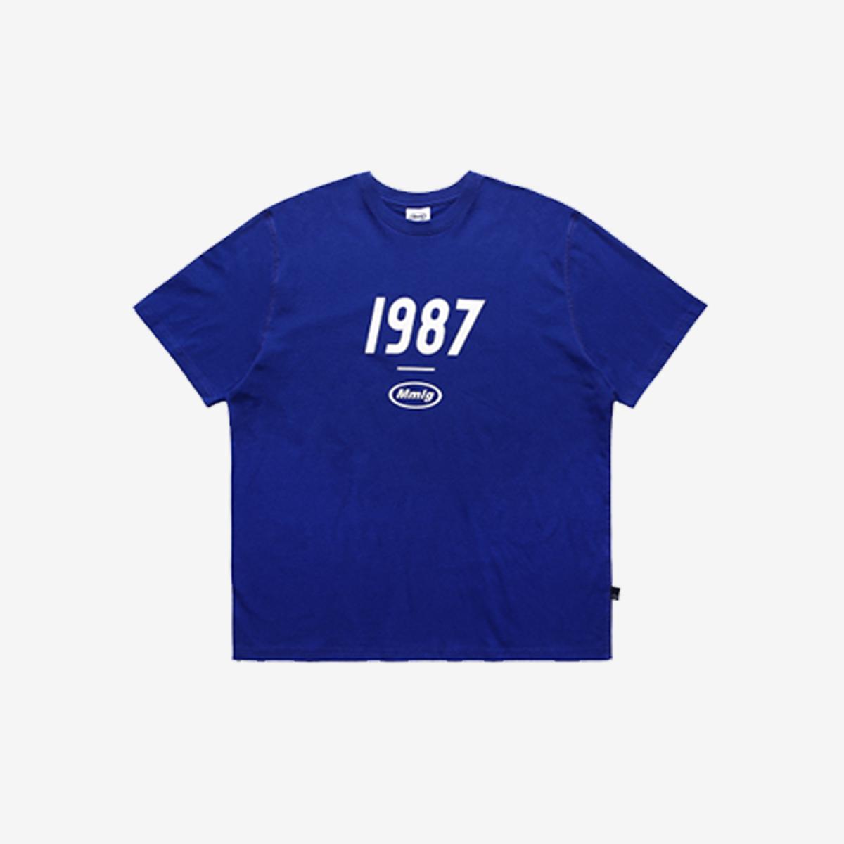 1987經典LOGO短袖上衣（群青色）