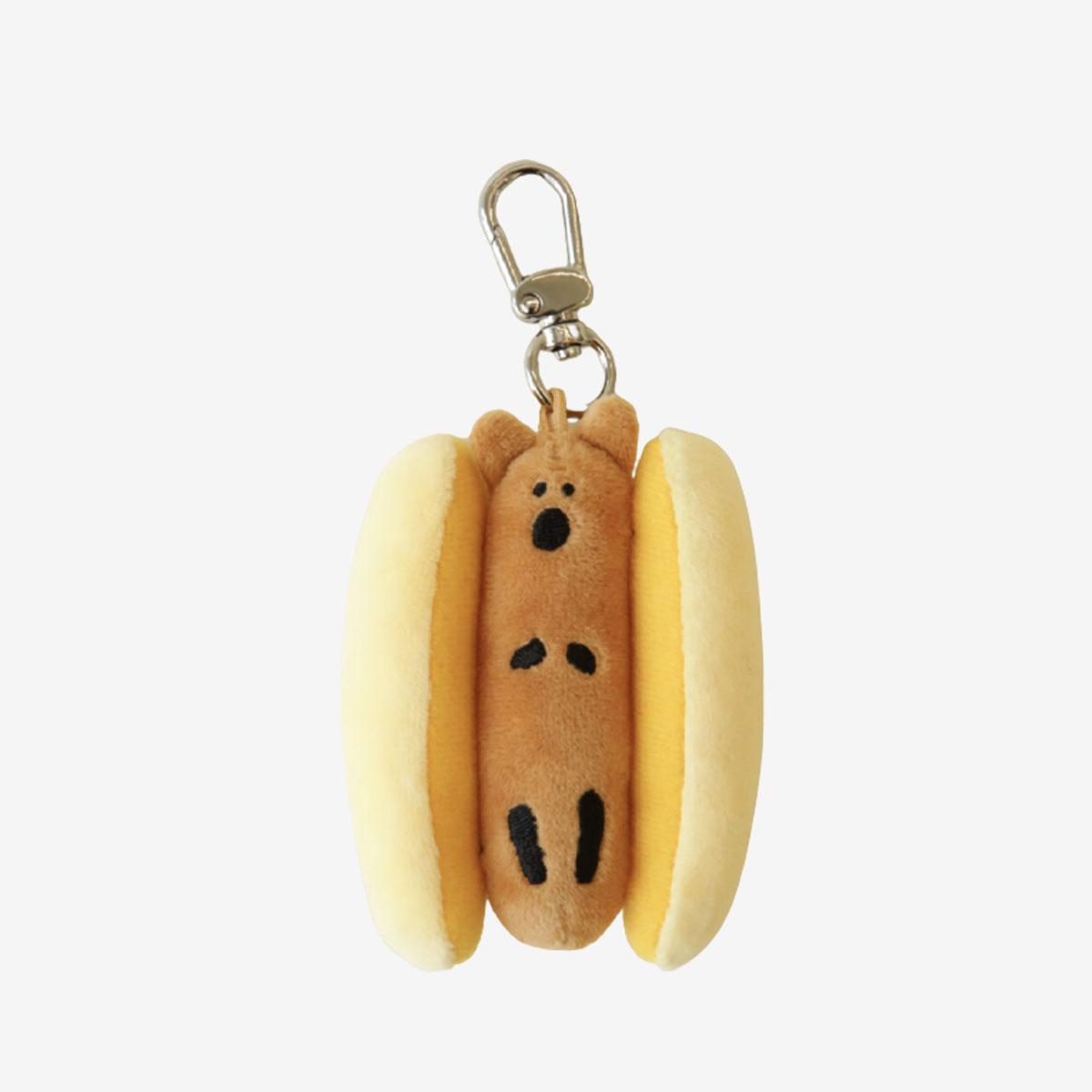 Quokdog 熱狗造型鑰匙圈