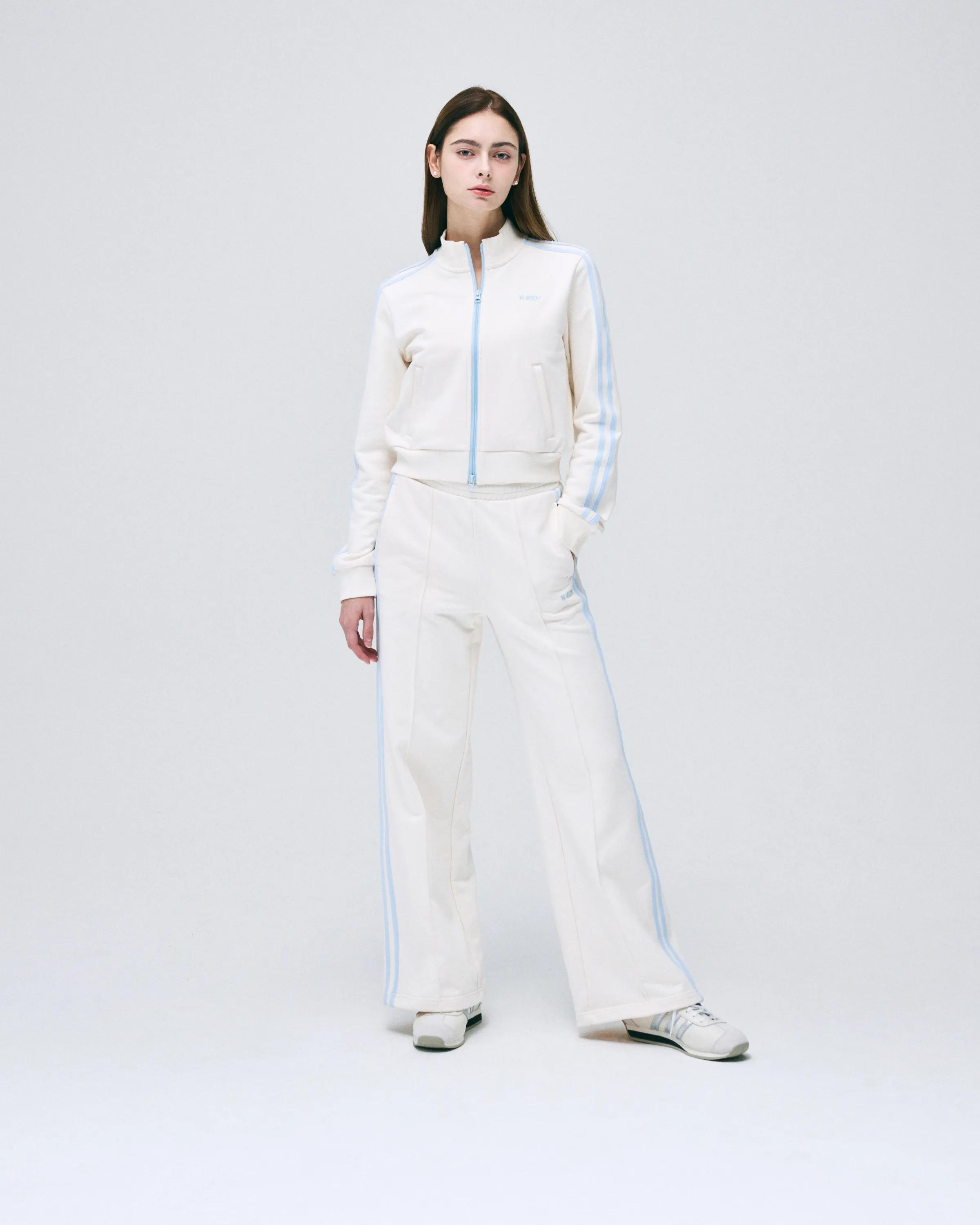 NERDY NERDY Women's NY Track Top (25SS) (Cream / Melon