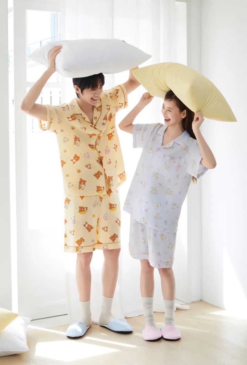 SPAO SPAO [Rilakkuma] Summer with Kuma Short Sleeve Pajamas