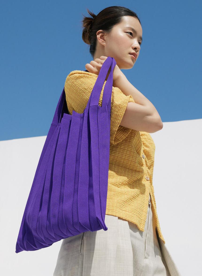 PLEATSMAMA  KNIT PLEATS BAG ALL