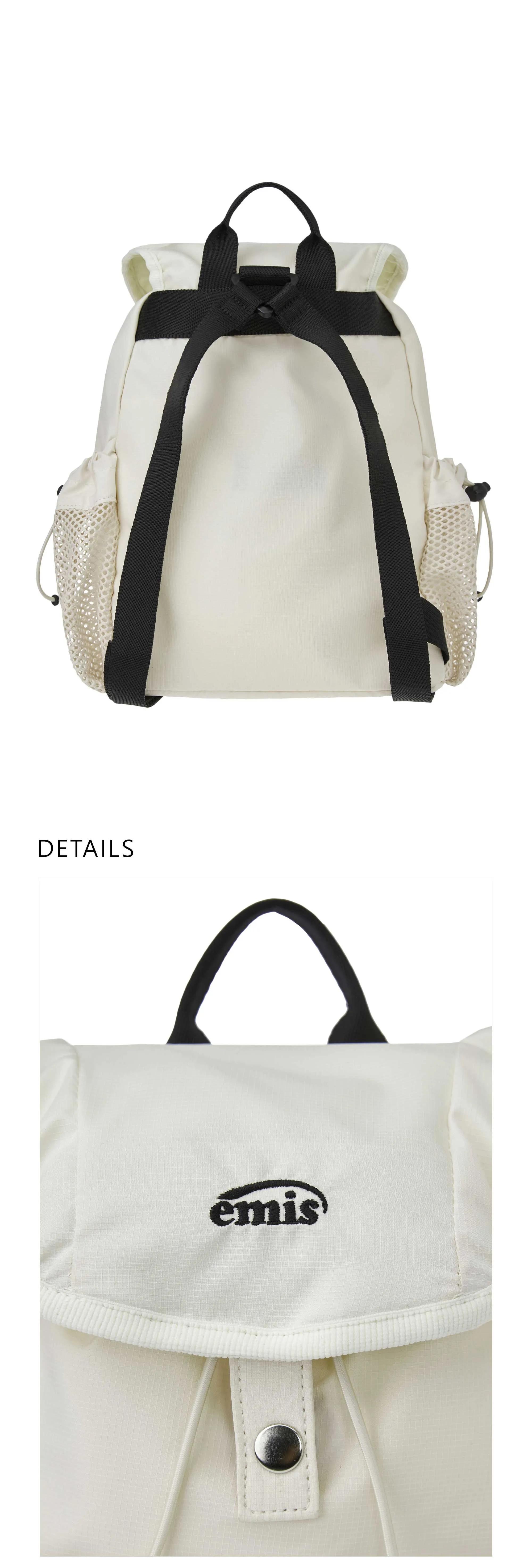 ★EMIS★ SHIRRING BACKPACKIVORY m1037_1334829 SHIRRING BACKPACK-IVORY - EMIS