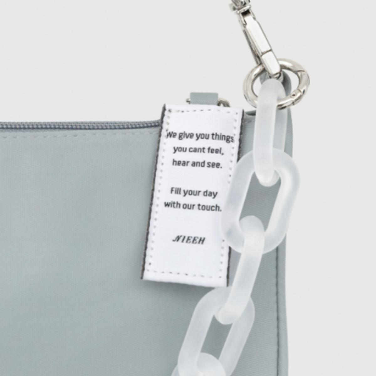《JENNIE同款》 Envelope Bag（淺灰色）