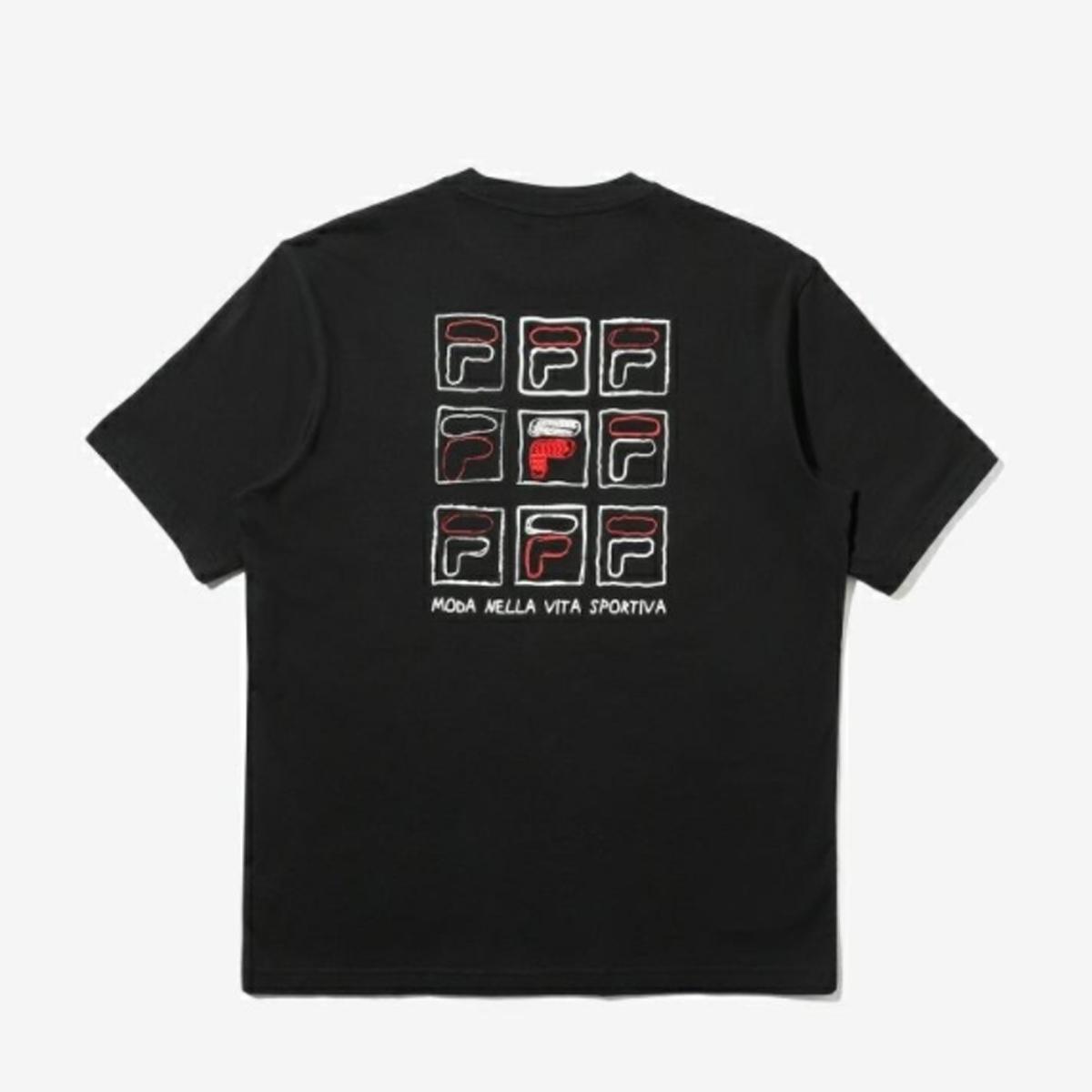 經典LOGO短袖T恤（黑色）