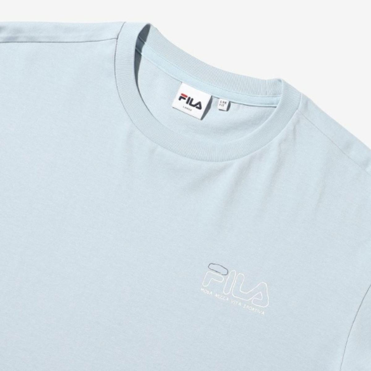 經典LOGO短袖T恤（淺藍色）
