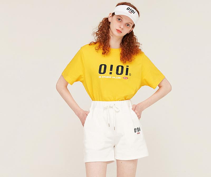 Áo phông cộc tay logo OiOi 2020 (màu vàng)