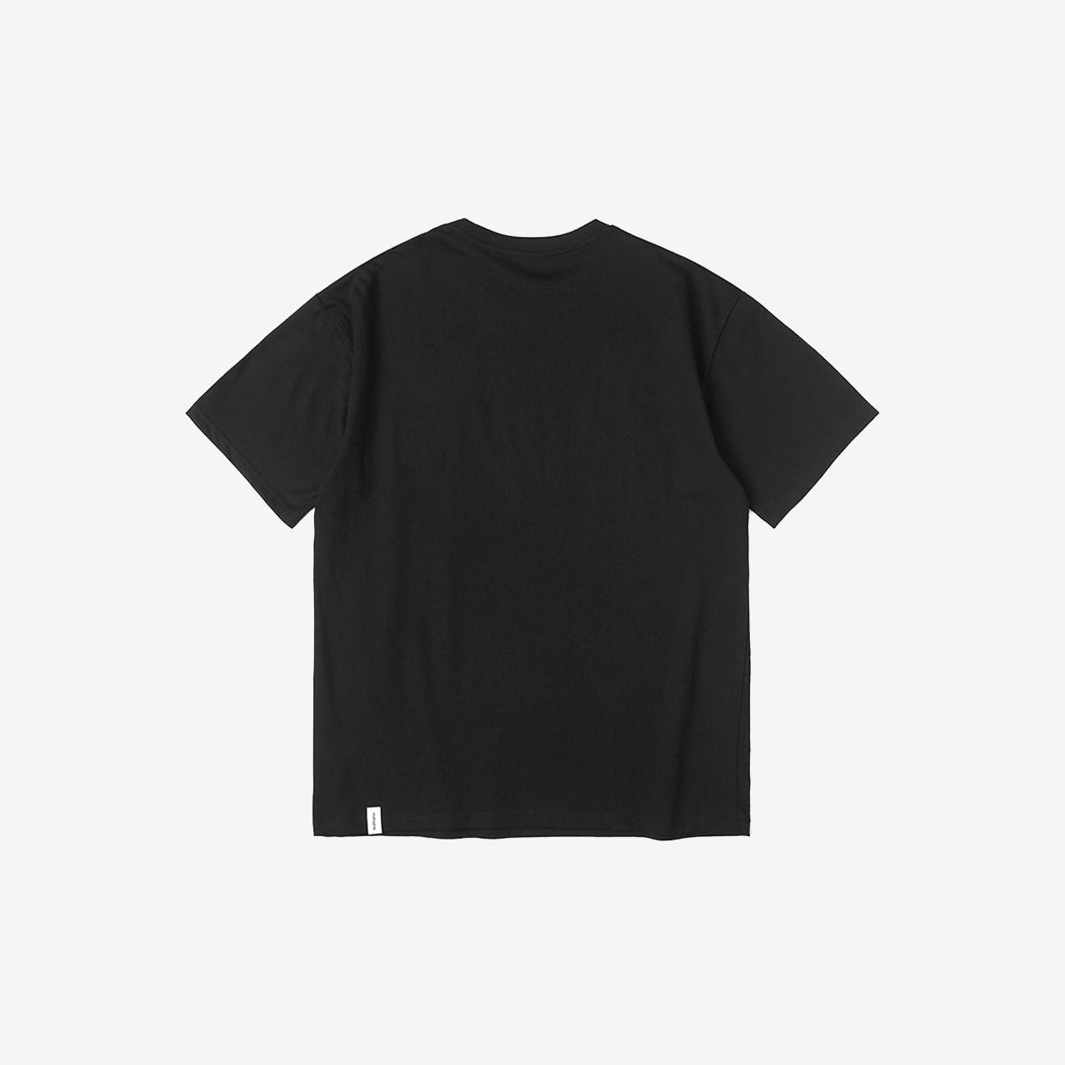 COLLEGE LOGO 短袖T恤（黑色）