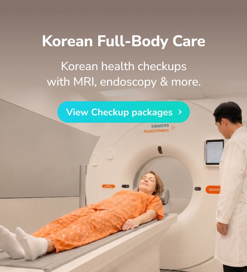 Korean Full-Body Care. Korean health checkups with MRI, endoscopy, and more. View checkup packages